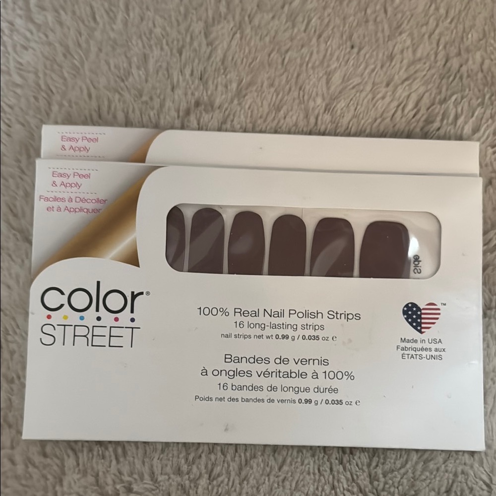 Color Street Brown (Upper East Side) Nail Polish Strips